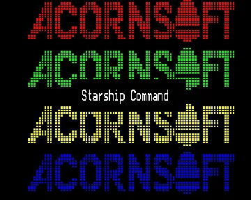 Starship Command (1982)(Acornsoft) screen shot title